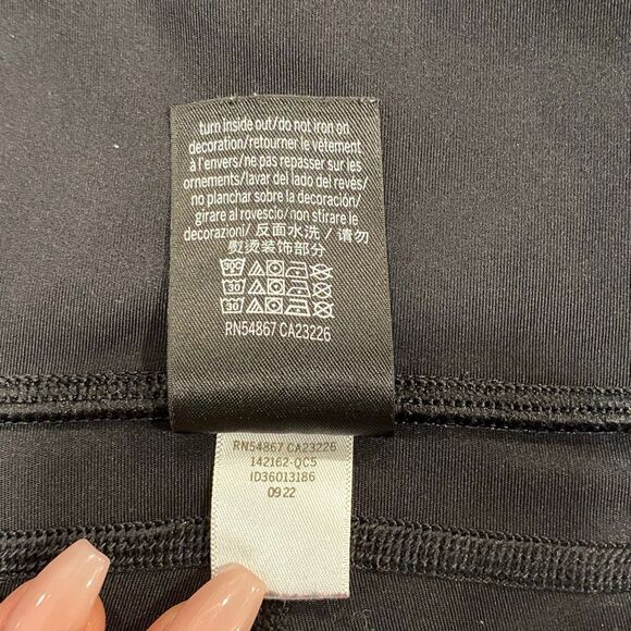 PINK Active Flare Yoga Pants Black Women’s Size M High Waist Stretch - Picture 5 of 6